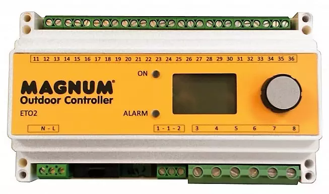 MAGNUM ETO2-4550 spoljni termostat (3x16A / 230V) - vlaga i temperatura